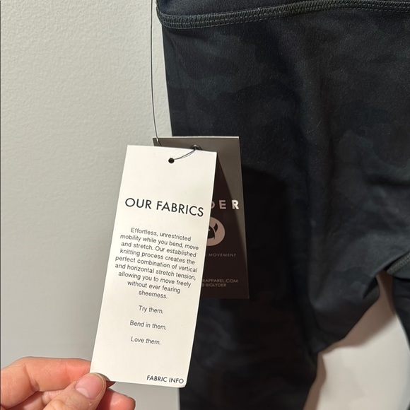 Glyder Women’s Dark Green & Black Camouflage Leggings - Picture 7 of 7